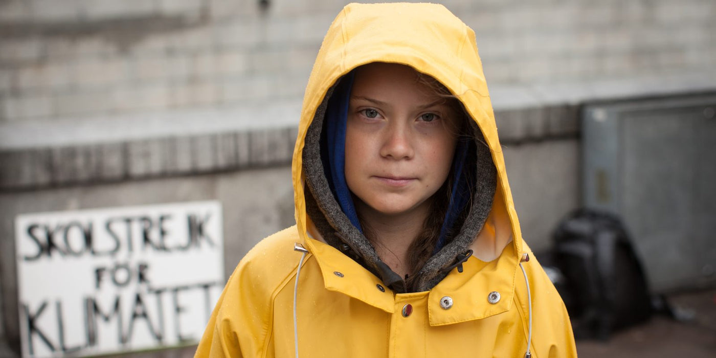 Greta Thunberg. Our new hero. Fighting for climate change like a